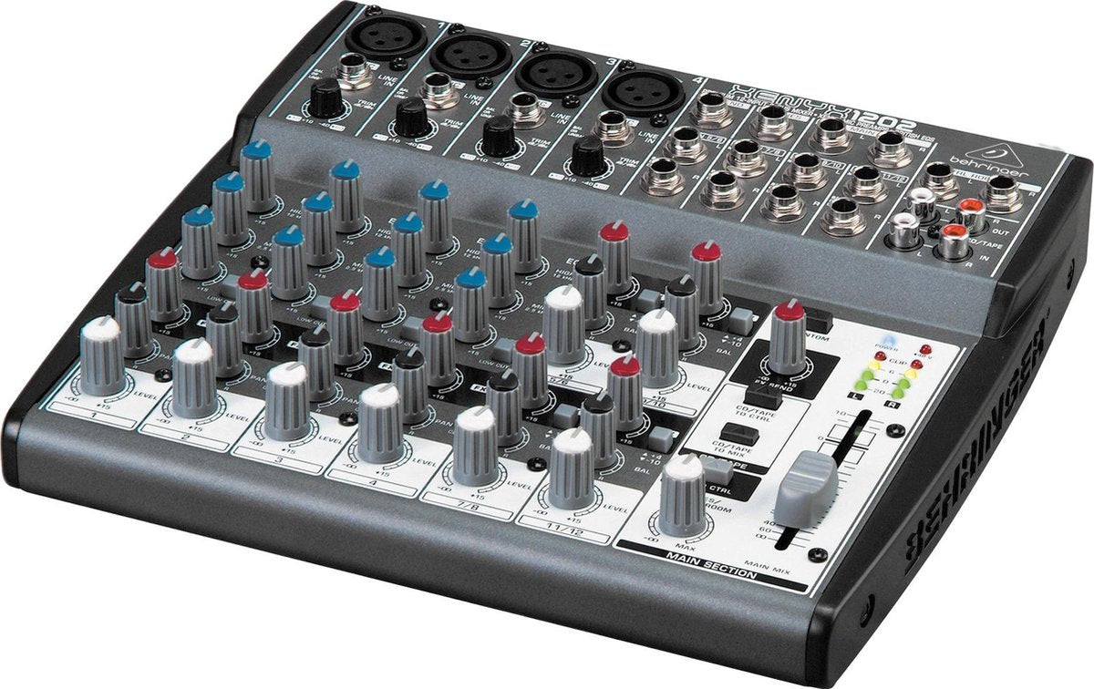 Behringer XENYX 1202 12channels 10 - 200000Hz Zwart mengpaneel