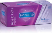 Bundle - Pasante - Pasante Ribs & Dots Intensity condooms 144 stuks met glijmiddel