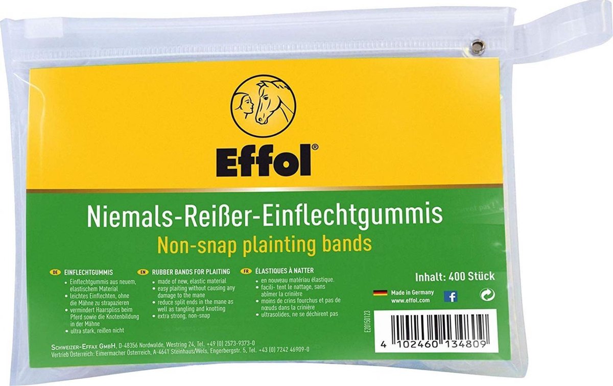 Effol Manen Invlecht-Elastiekjes kleurloos