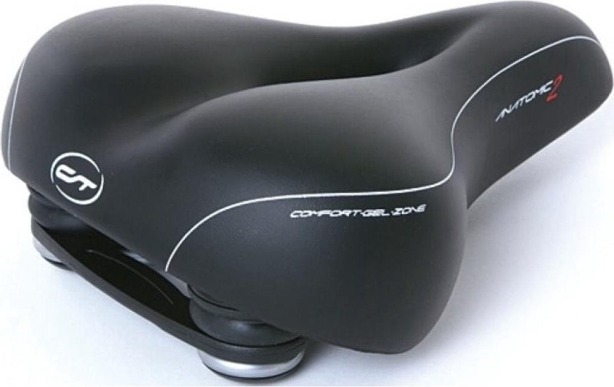 Contec City/Tour Dames Fietszadel - Anatomic 2 - Zwart  - Waterdicht