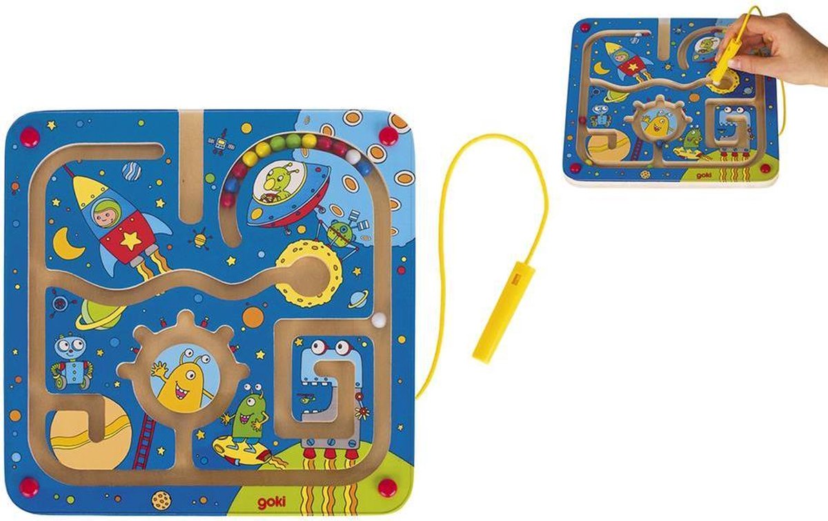 Goki Magnetic maze board space
