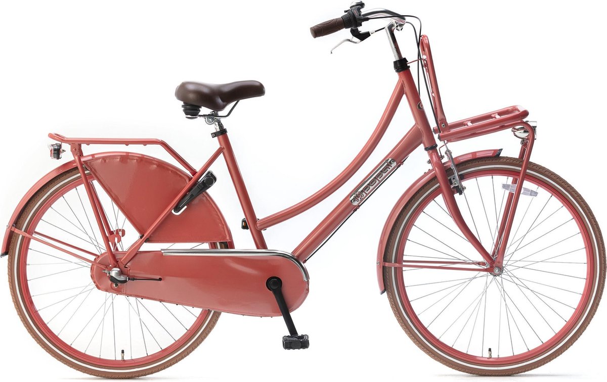 Popal Daily Dutch Basic+ Kinderfiets - 26 inch - 3 versnellingen - Rood