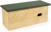 Wildbird Nestkast Berk Halfholenbroeders - Broeden - 17.5x22.5x30 cm Grijs Groen