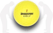 BRIDGESTONE TOUR GOLFBALLENMIX A / 12 stuks / Yellow