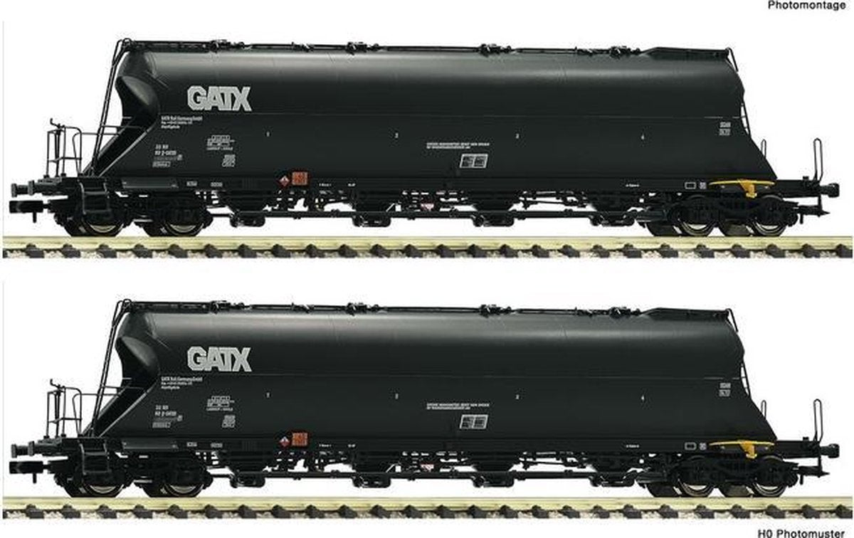 Fleischmann 849005 2-delig Set: stofsilowagon