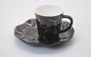 Espresso kop black marmer