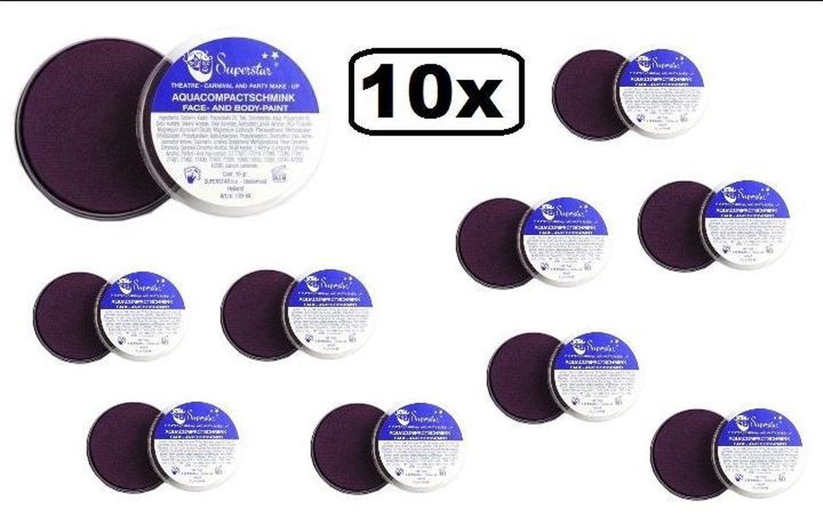 10x Superstar Paars 16 gram Voordeel verpakking