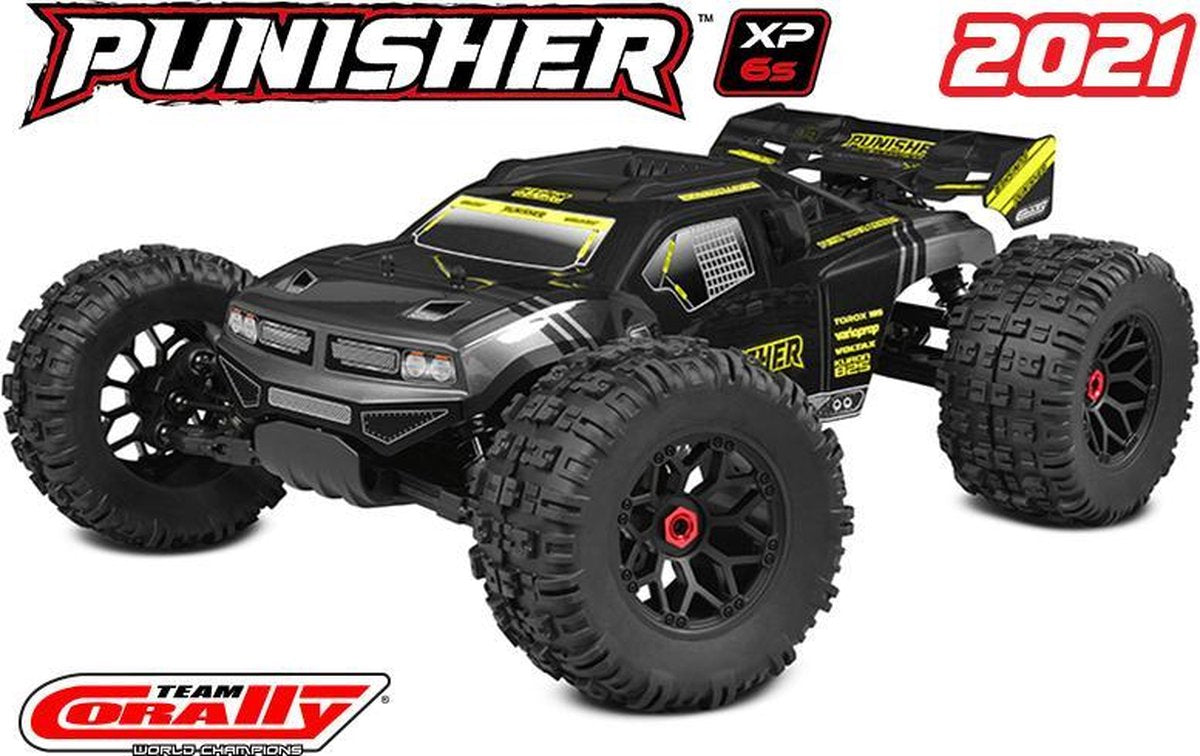 Team Corally - Punisher XP 6S - 1/8 Monster Truck LWB - RTR - Brushless Power 6S - No Battery - No Charger