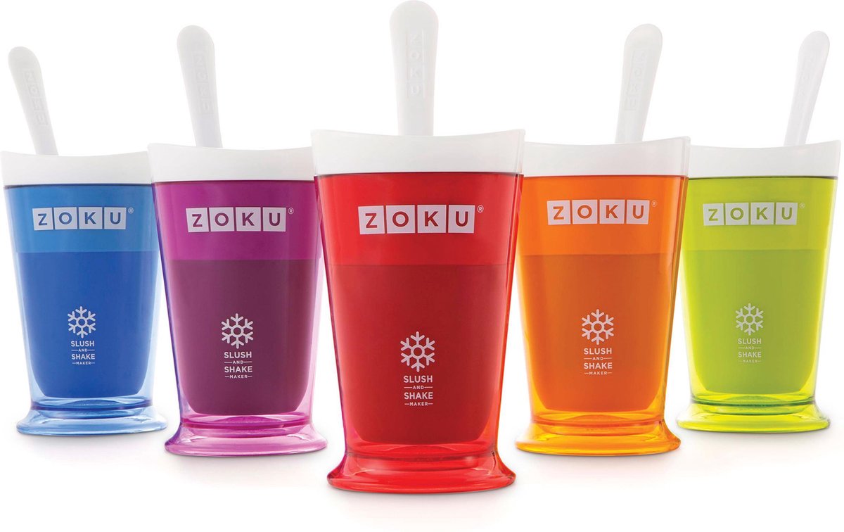 Slush & Milkshake Maker - Zoku - Single - set van 10