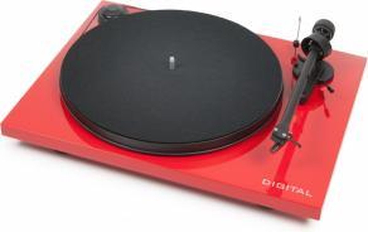 Pro-Ject Essential III Digital OM10 Platenspeler - Rood