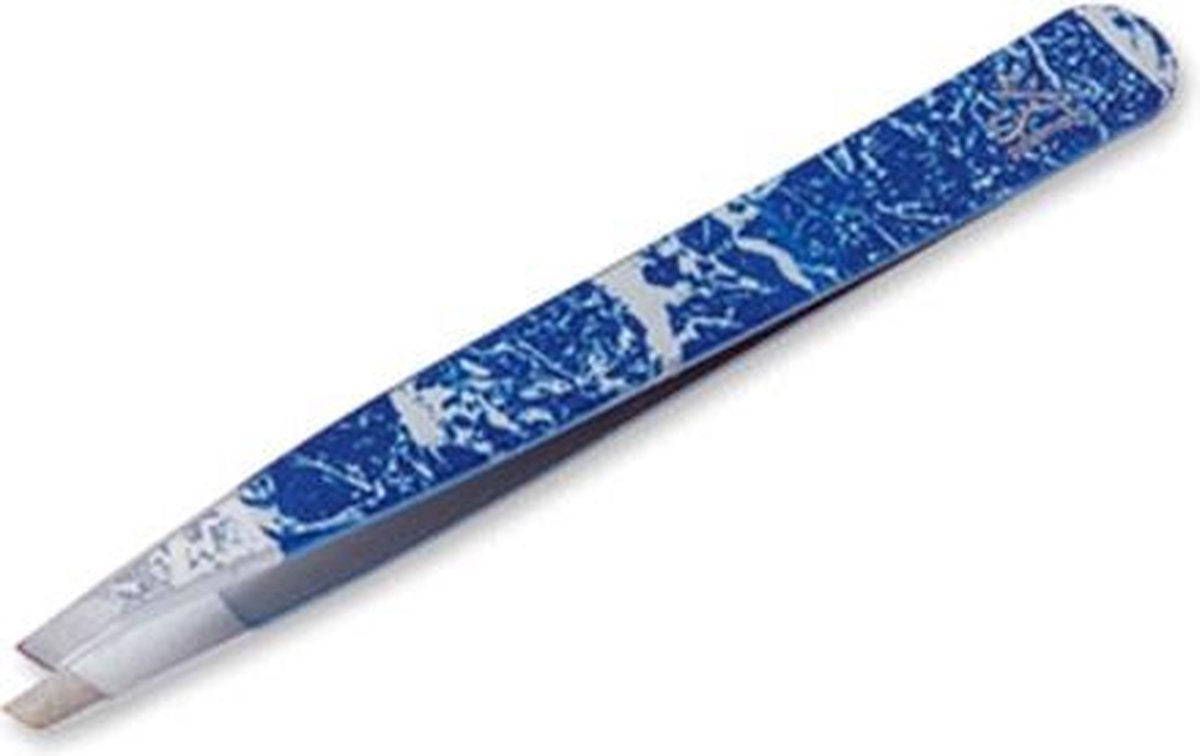 Premax "Multicolor" Precisie Pincet-Schuin-Smal- Blue Sky - 9