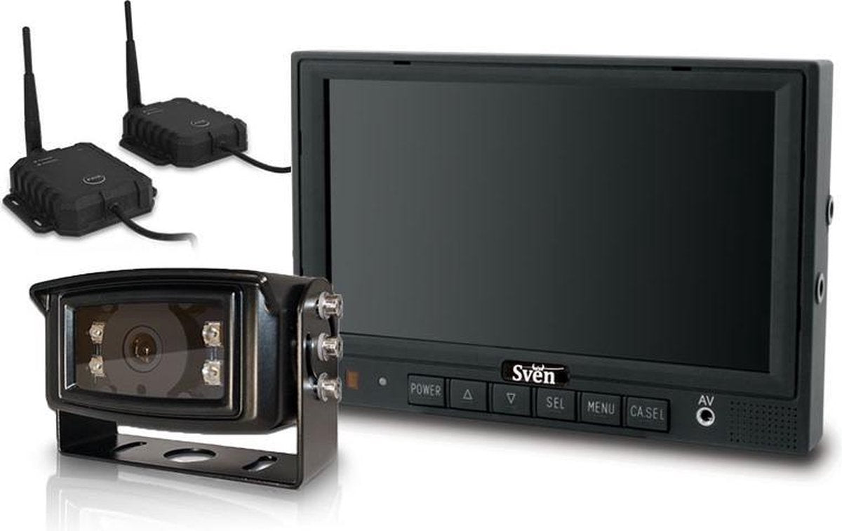 SVEN 7" Professionele Achteruitrijcamera Set Draadloos