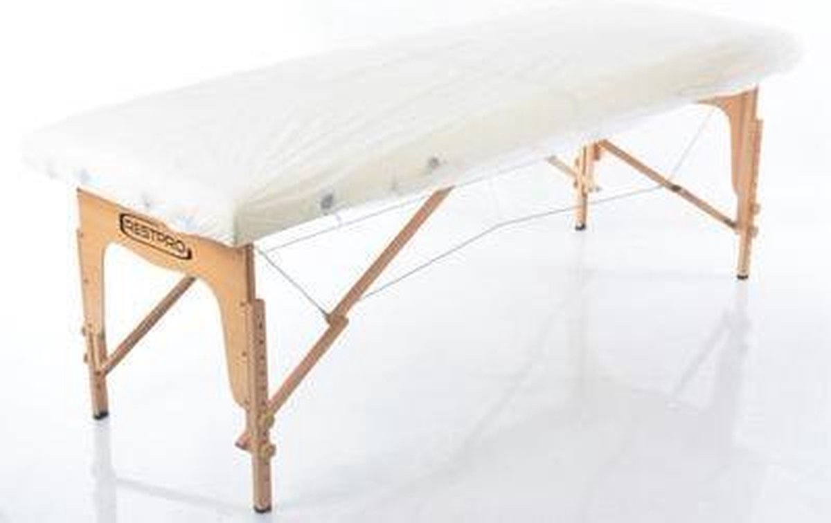 Disposable Hoeslaken Massagetafel - met elastiek - stretch - 10 stuks