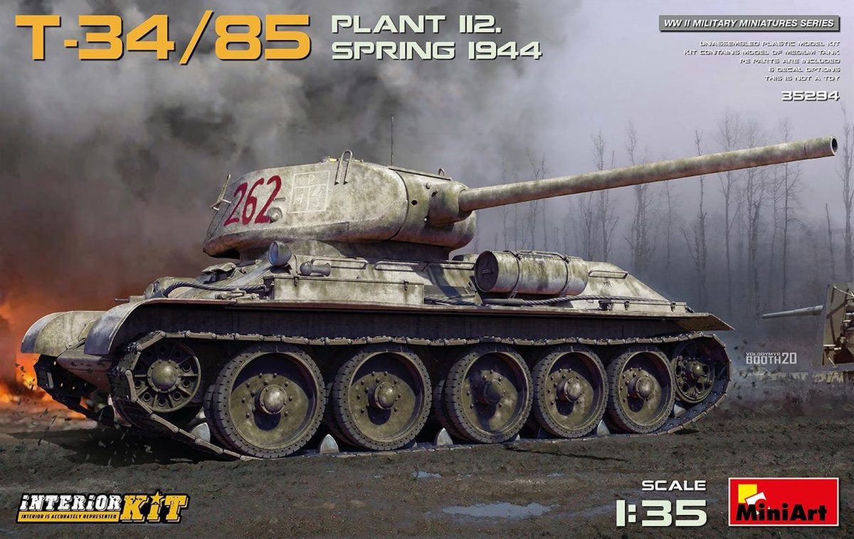 1/35 T-34/85 PLANT 112. SPRING 1944 INTERIOR KIT (3/21) * - modelbouwsets