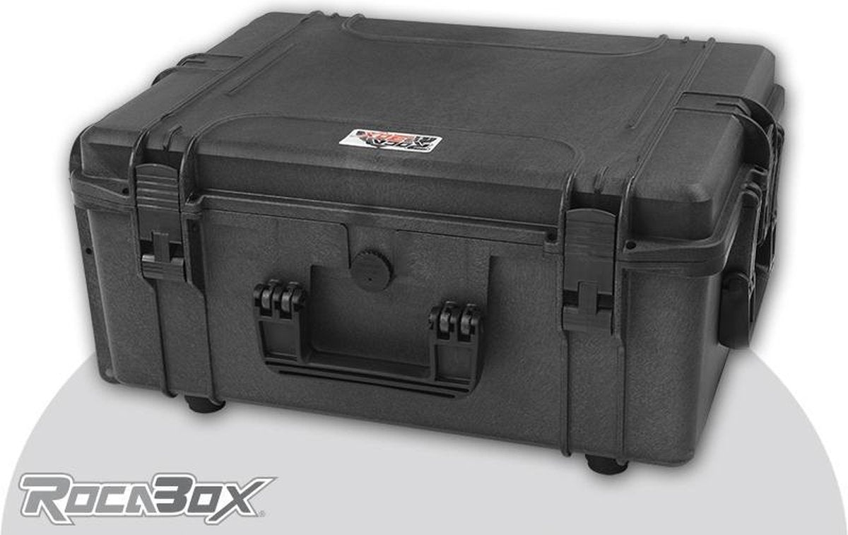 Rocabox - Universele koffer - Waterdicht IP76 - Zwart - RW-5440-124-BF - Plukschuim