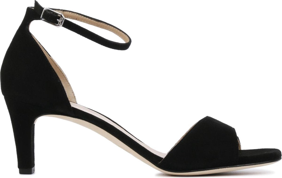 Unisa Vrouwen Suède  Sandalen / Damesschoenen Midas - Zwart - Maat 39