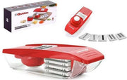 Groentesnijder en -rasp met Opvangbak Quttin Rood (30 X 11