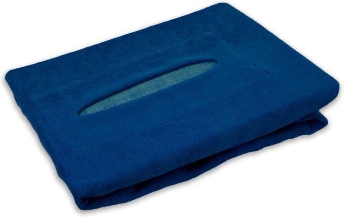 Hoeslaken Massagetafel Marineblauw - Extra Dik - Badstof Stretch - Met Uitsparing