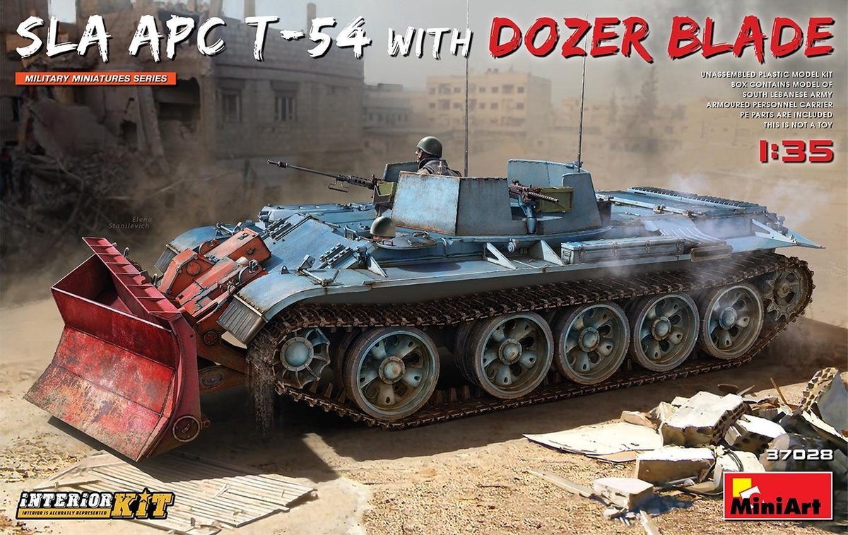 Miniart - Sla Apc T-54 W/dozer Blade. Interior Kit (6/20) * - MIN37028 - modelbouwsets