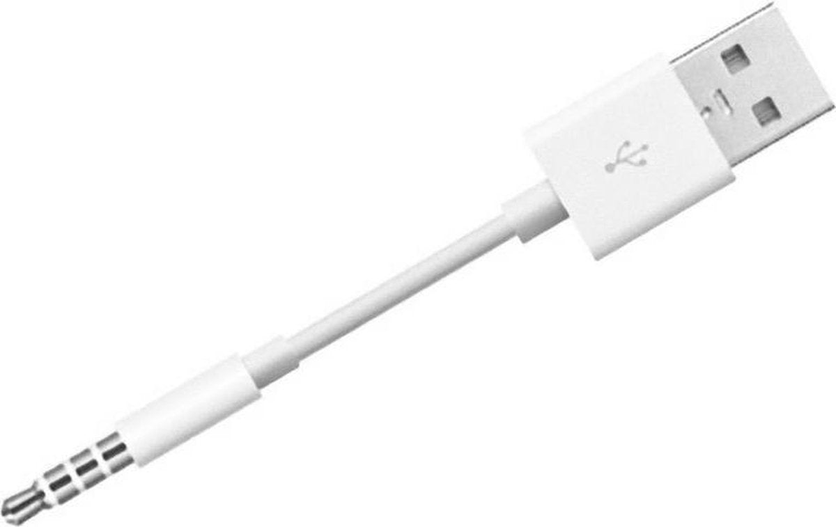 VHBW Data- en oplaadkabel compatibel met alle generaties Apple iPod Shuffle - 0