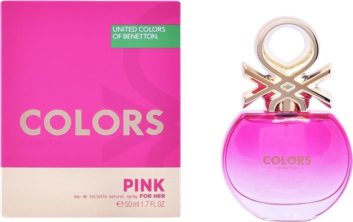Benetton Colors de Benetton Pink Eau de Toilette 50ml Spray