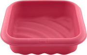 Lurch - bakvorm golf - vierkant 17x17cm - siliconen - roze