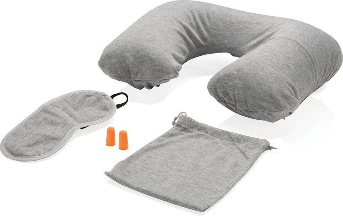 Xd Collection Reisset Polyester Grijs 4-delig