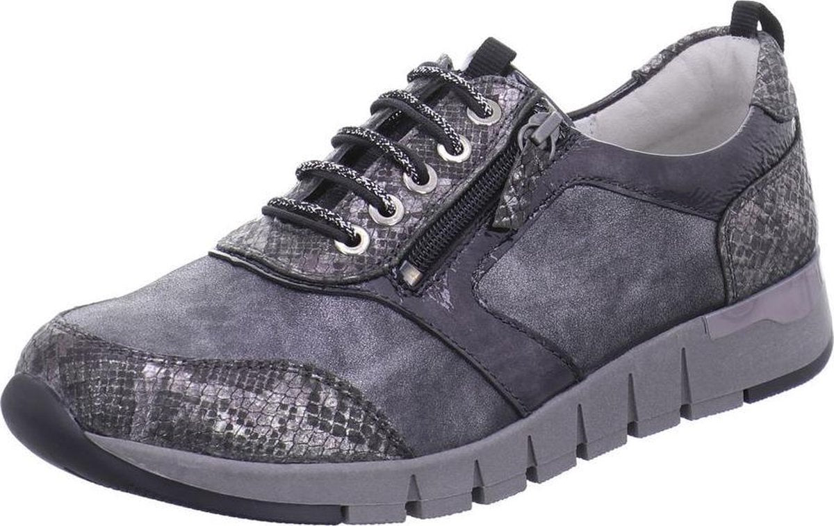 Waldlaufer 908001 H - Volwassenen Lage sneakers - Kleur: Grijs - Maat: 37.5