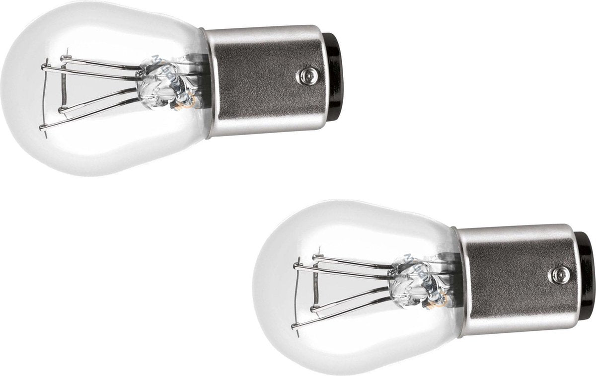 Osram Ultra Life Halogeen lampen - BAY15D - 12V/21-5W - set à 2 stuks