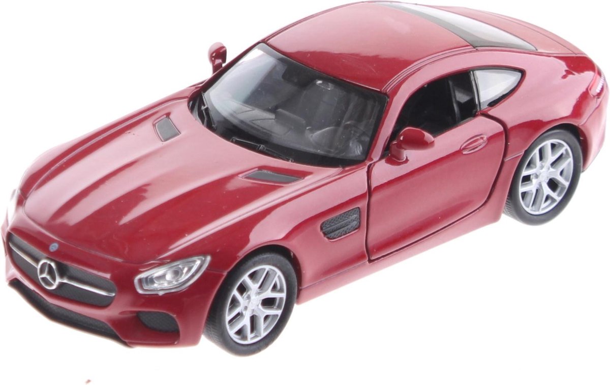 Welly Schaalmodel Mercedes-benz Amg Gt Rood 11cm
