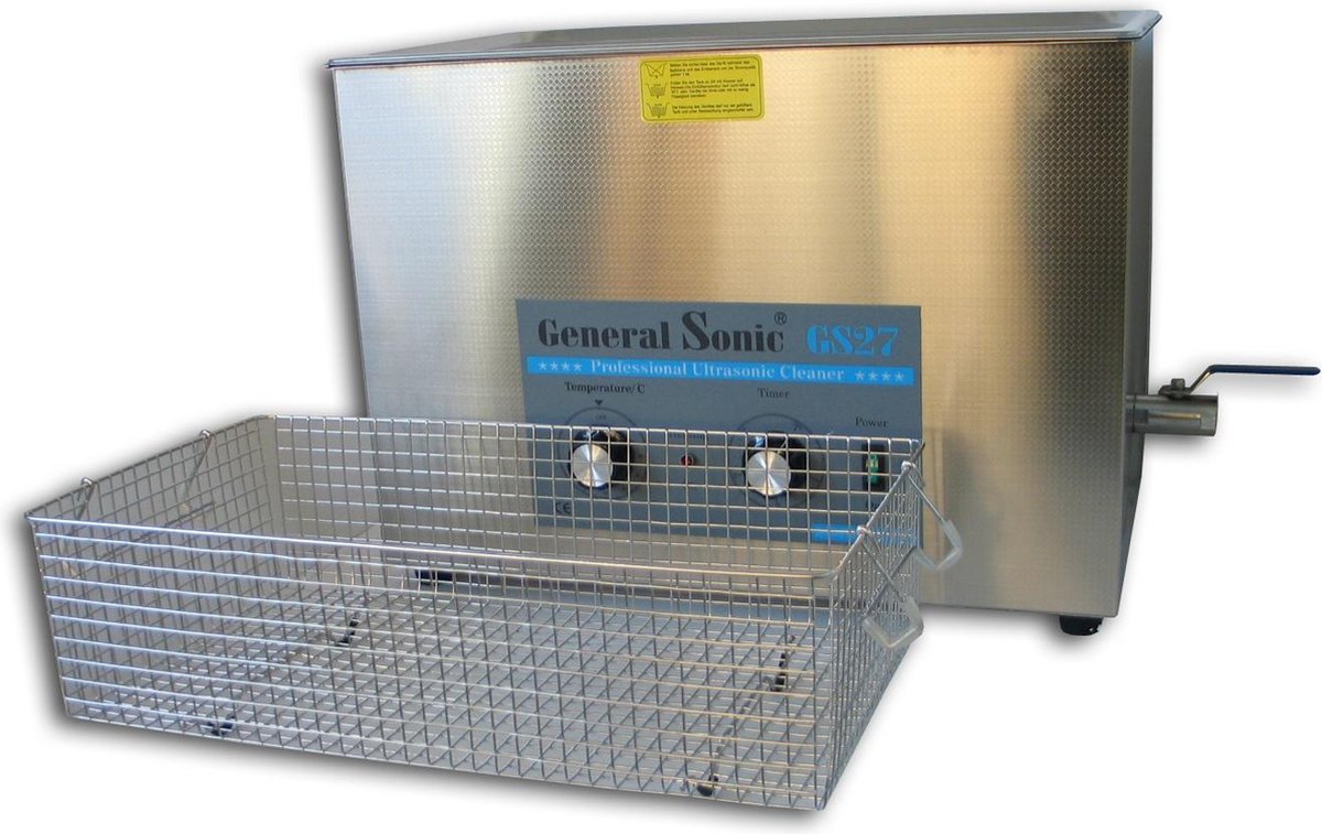 GeneralSonic GS27 – 27 liter | Professionele ultrasoon reiniger met een krachtige reiniging (Ultrasoonbad
