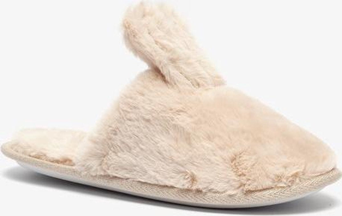 Thu!s dames pantoffels met konijnenoortjes - Beige - Maat 37/38