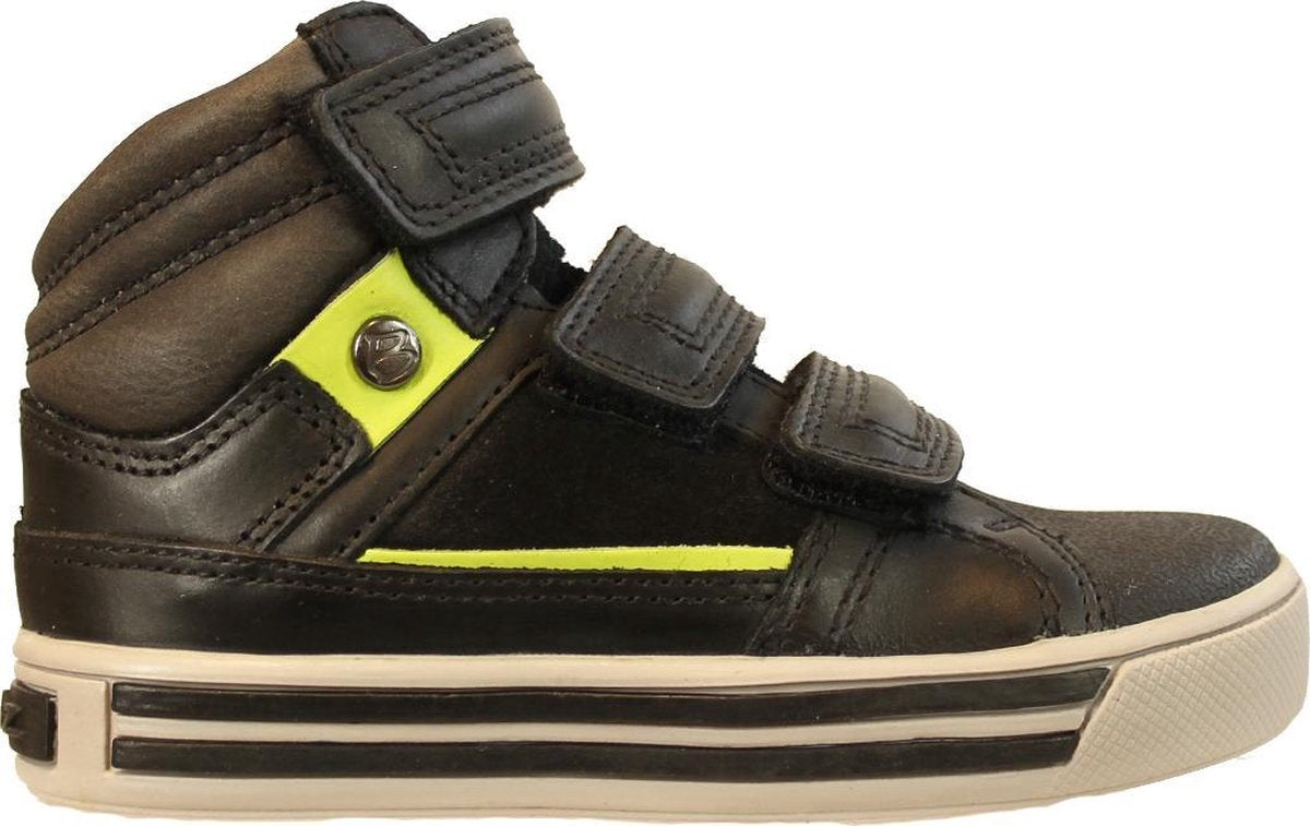 Braqeez Davey Day Jongens Sneakers - Black/Black - Maat 30