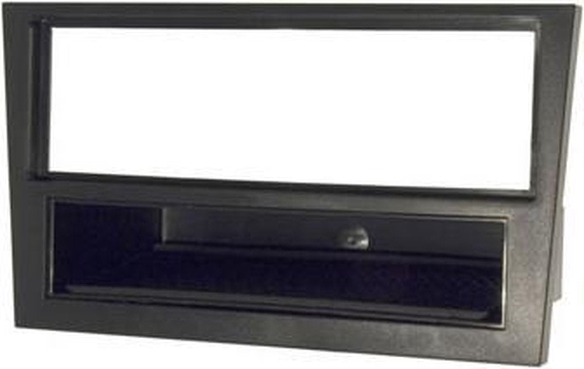2-DIN frame met bakje Opel CorsaAgilaMeriva zwart