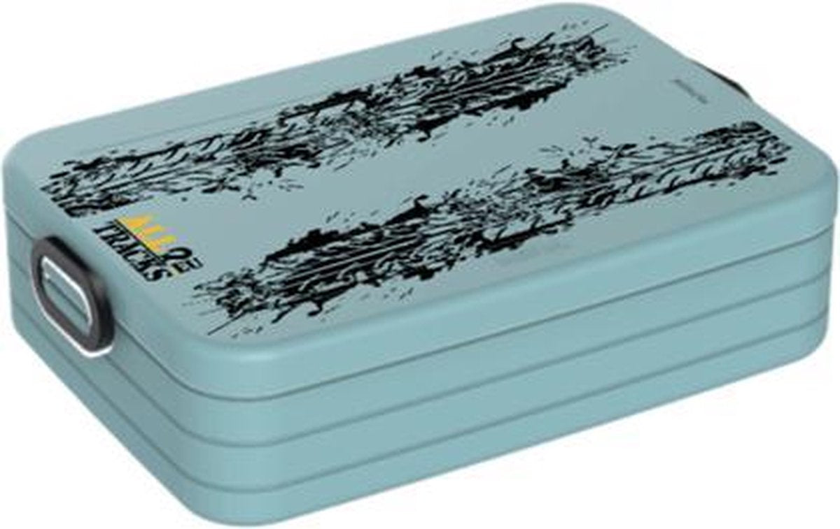 Mepal Broodtrommel – Blauw - Medium - Bandenspoor - 4x4 Offroad
