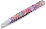 Premax "Multicolor" Precisie Pincet-Schuin-Smal-Rainbow- 9