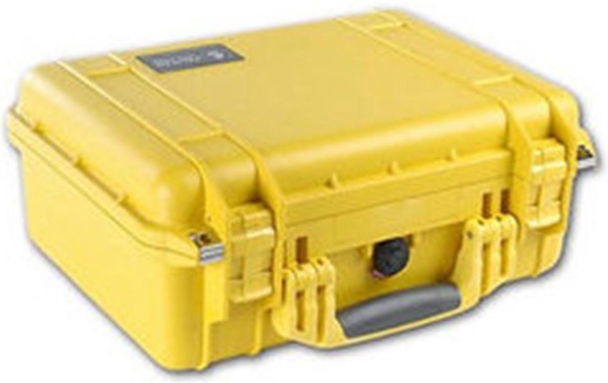 Peli 1520 Waterdichte Camerakoffer Geel met Foam Interieur