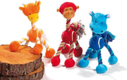 Plush animals joy with tennisball & cotton rope assorted