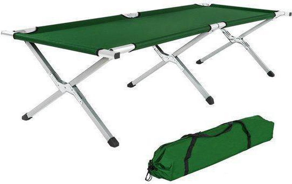 XL veldbed campingbed camping bed kamperen + draagtas 401213