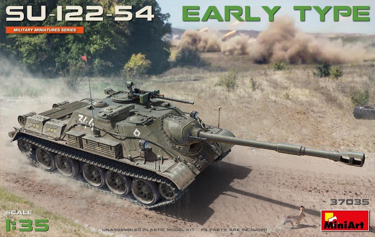 MiniArt SU-122-54 Early Type + Ammo by Mig lijm