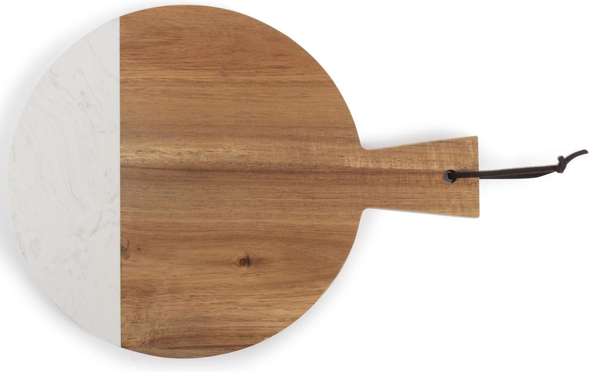 Gusta | Serveerplank | Hout | Marmer | Rond | Hapjesplank | Serveren | Tapas | Hapjes | Tapasplank | Borrelplank