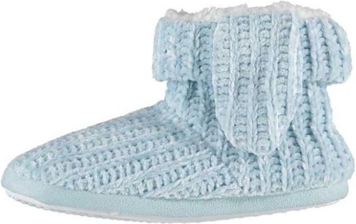 Apollo Sloffen Home Dames Textiel/elastomeer Blauw Maat 37-38
