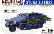 AFV-Club German Sd.Kfz.251/1 Ausf. C Stuka zu Fuss + Ammo by Mig lijm