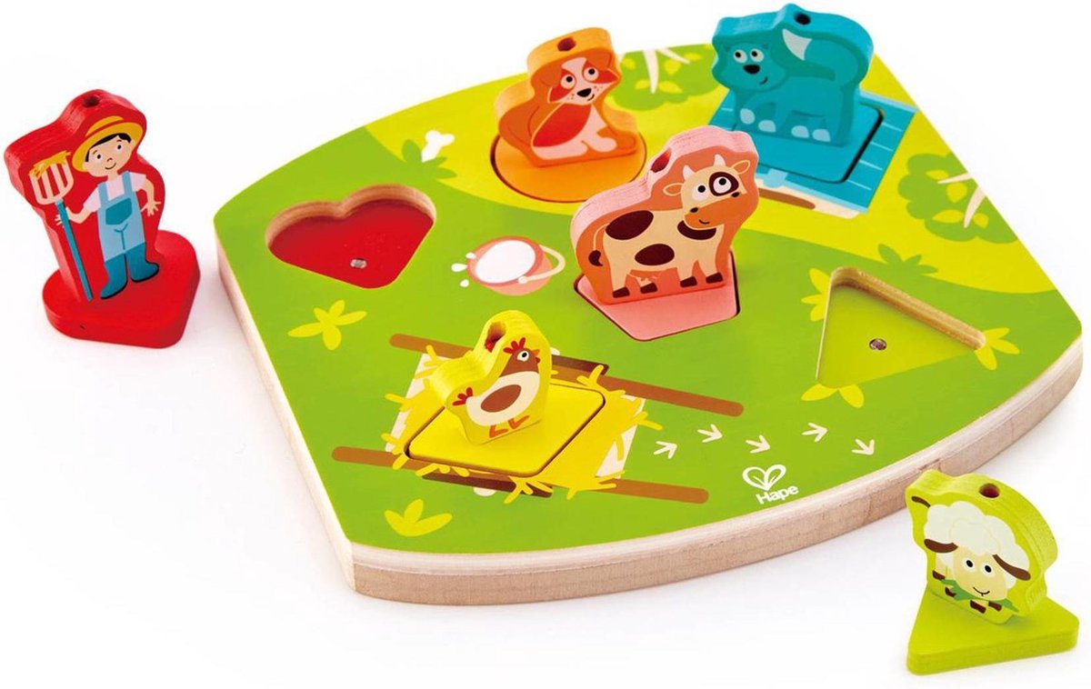 Boerderijpuzzel met geluid