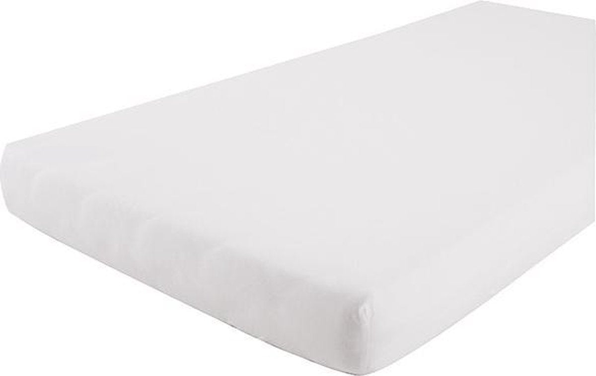Kekk Hoeslaken Ledikant Junior 60 X 120 Cm Katoen Wit