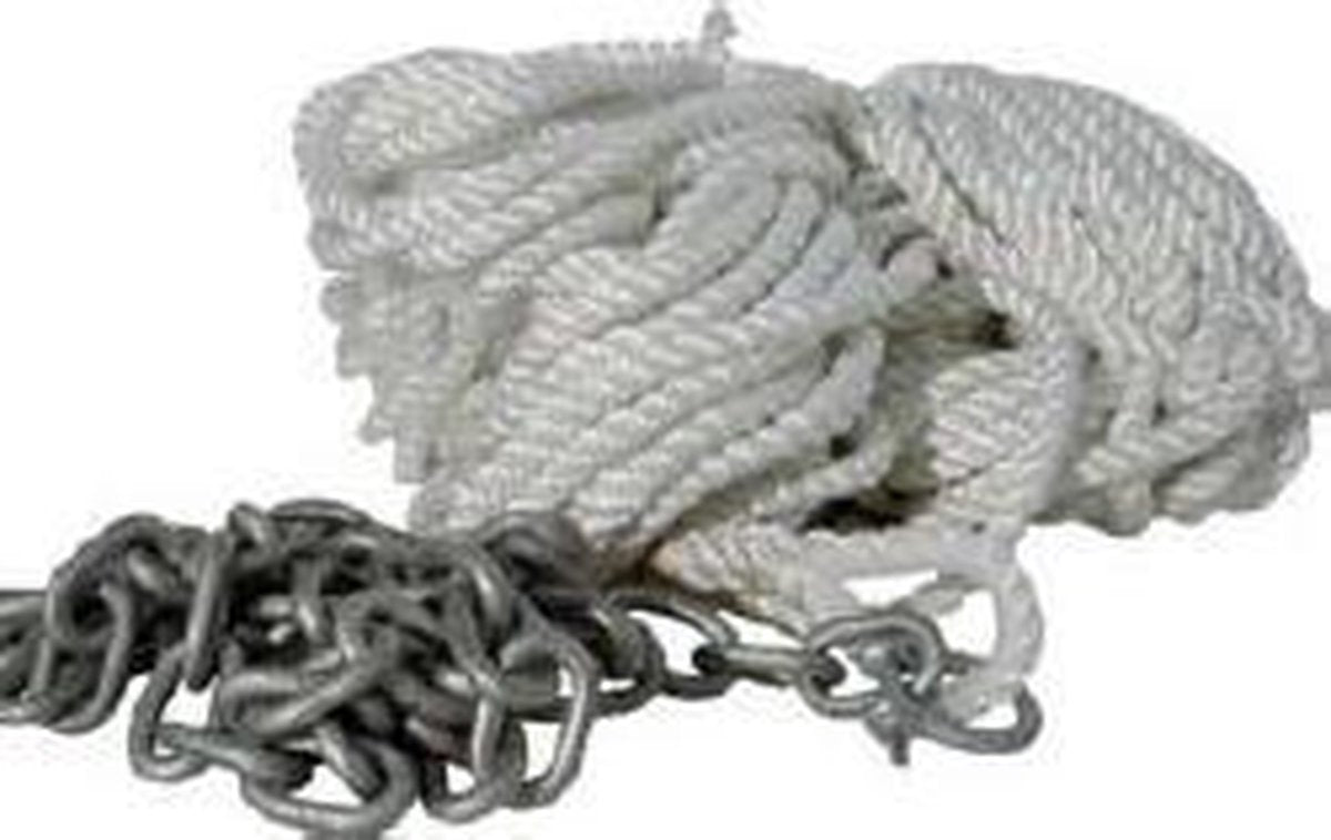Ankertouw met ketting (10mm