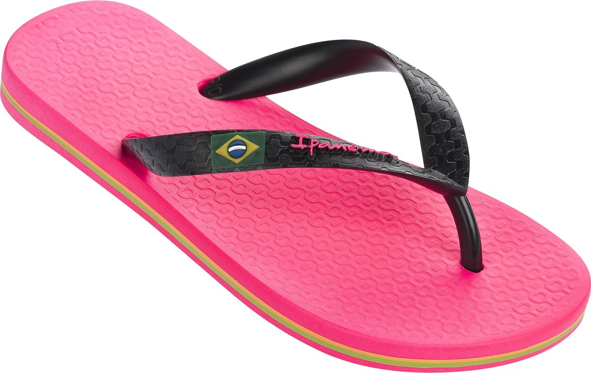 Ipanema Classic Brasil Kids Slippers - Roze/Zwart - Maat 27/28