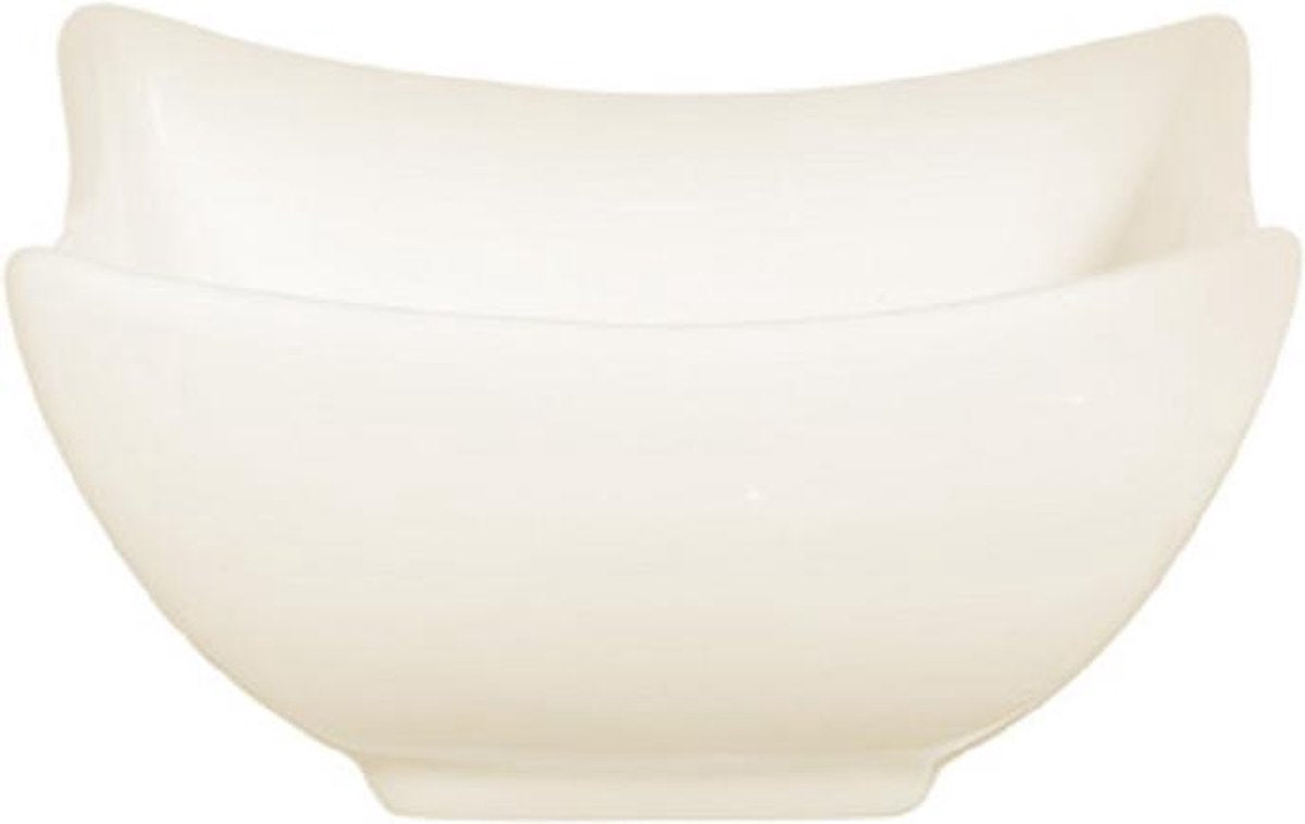 Arcoroc Appetizer Servies - Amuse - Schaal - 9cm - Wit - Porselein - (set van 6) En Yourkitchen E-kookboek - Heerlijke Smulrecepten
