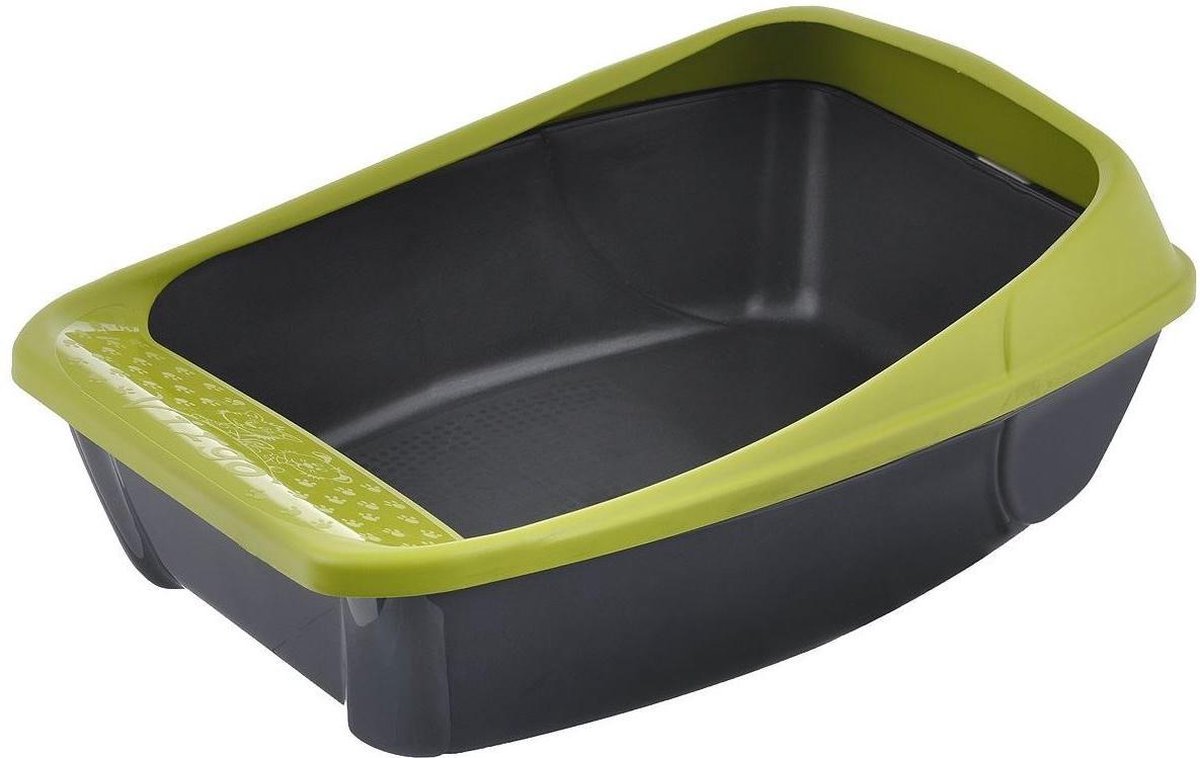 Mps Kattenbak Virgo 52 X 39 X 20 Cm Zwart/groen