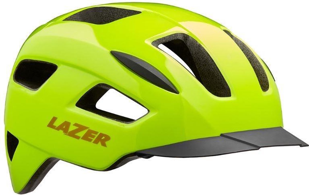 Lazer Fietshelm Lizard Mips Polycarbonaat Geel Maat 55-59 Cm